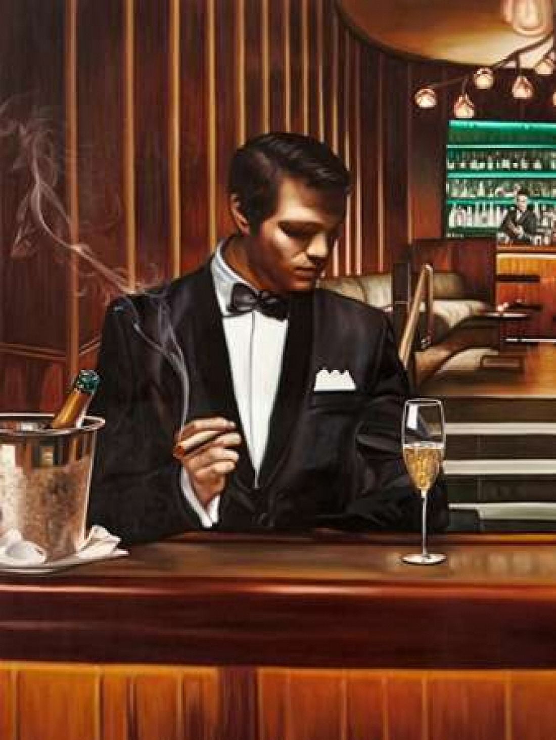 Posterazzi Night Out I Canvas Art - Pierre Benson (22 x 28)