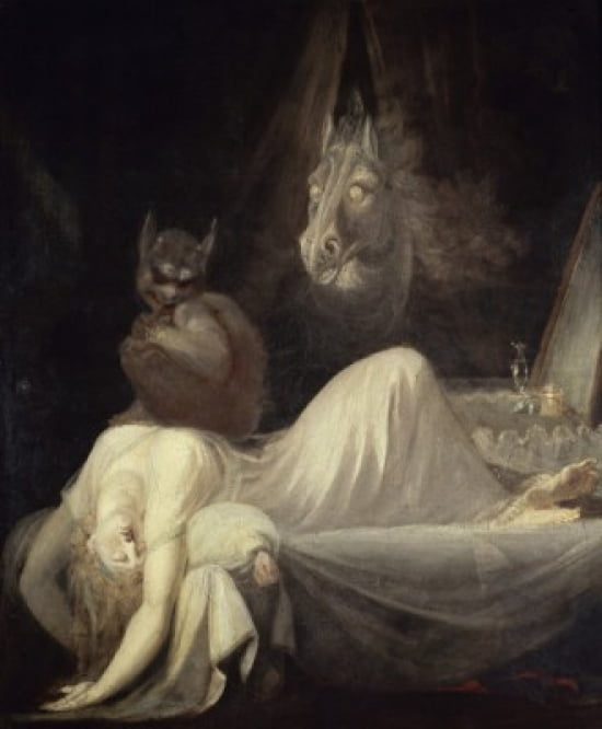 Posterazzi The Nightmare (The Incubus) 1781-82 Henry Fuseli (1741-1825Swiss) Freies Deutsches Hochstift Frankfurt-am-Main Canvas Art - Henry Fuseli (24 x 36)