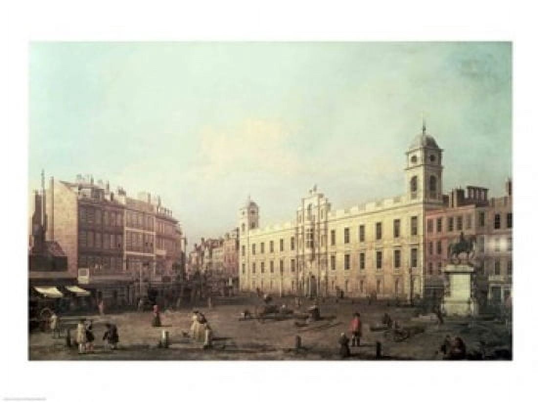 Posterazzi Northumberland House Canvas Art - Giovanni Antonio Canaletto (36 x 24)