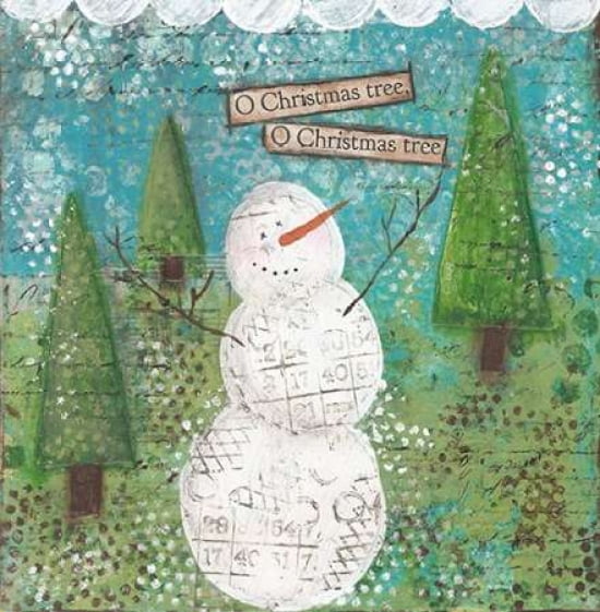 Posterazzi O Christmas Tree Canvas Art - Cassandra Cushman (24 x 24)