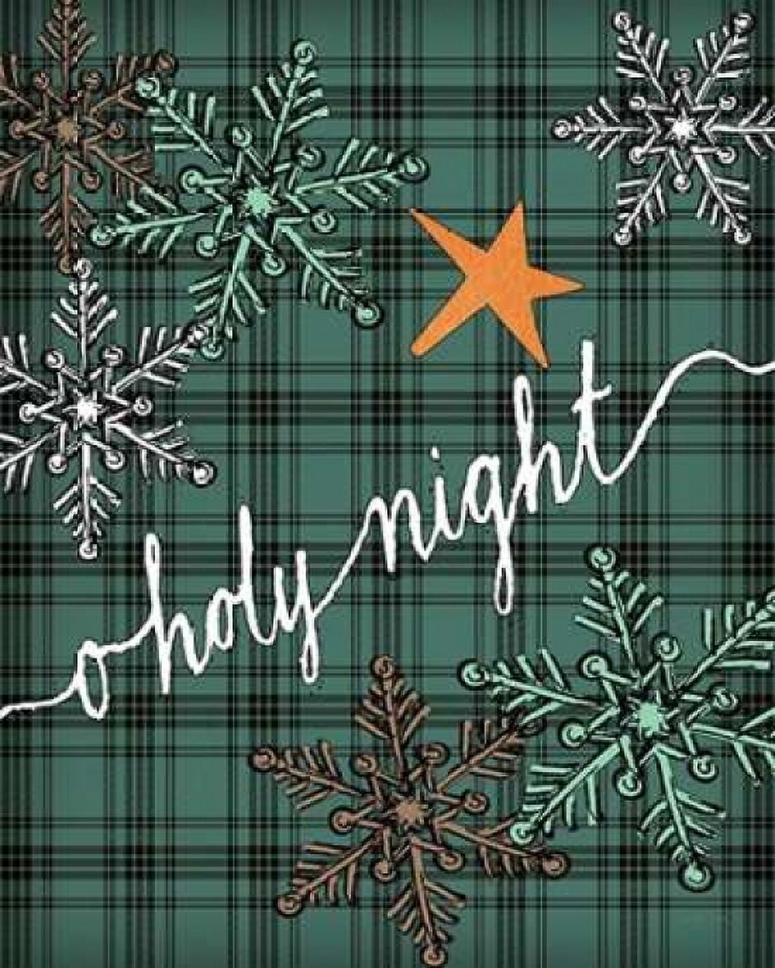Posterazzi O Holy Night Plaid Canvas Art - Jo Moulton (24 x 30)