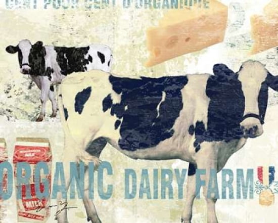 Posterazzi ORGANIC DAIRY FARM Canvas Art - Eric Yang (24 x 30)