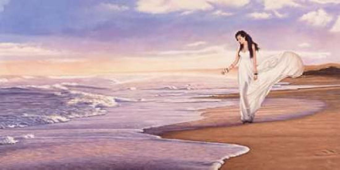 Posterazzi Ocean Waves Canvas Art - Pierre Benson (10 x 20)