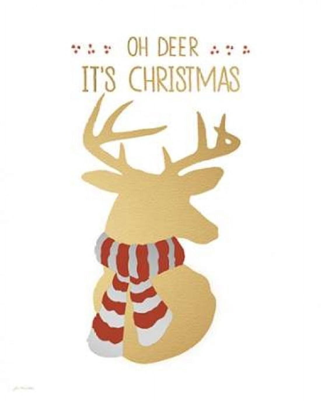 Posterazzi Oh Deer Canvas Art - Jo Moulton (24 x 30)