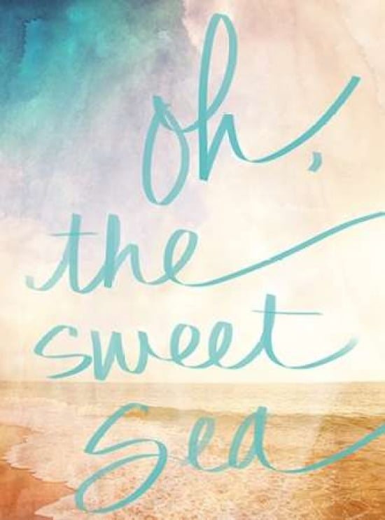 Posterazzi Oh the Sweet Sea Border Canvas Art - Susan Bryant (18 x 24)