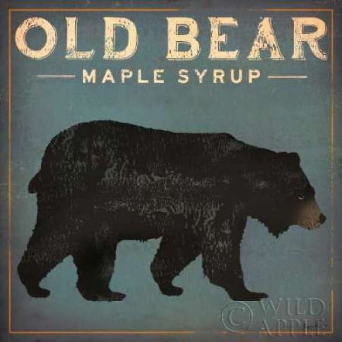 Posterazzi Old Bear Canvas Art - Ryan Fowler (24 x 24)