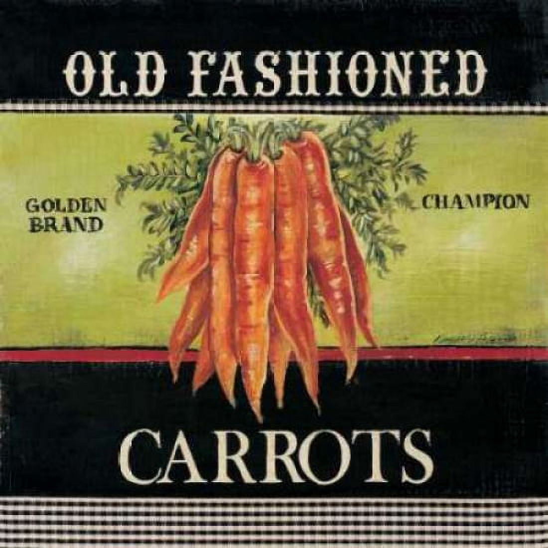 Posterazzi Old Fashioned Carrots Canvas Art - Kimberly Poloson (24 x 24)