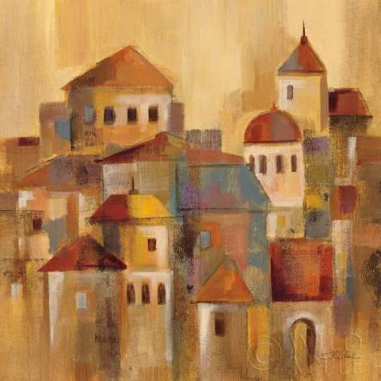 Posterazzi Old Town II Canvas Art - Silvia Vassileva (24 x 24)