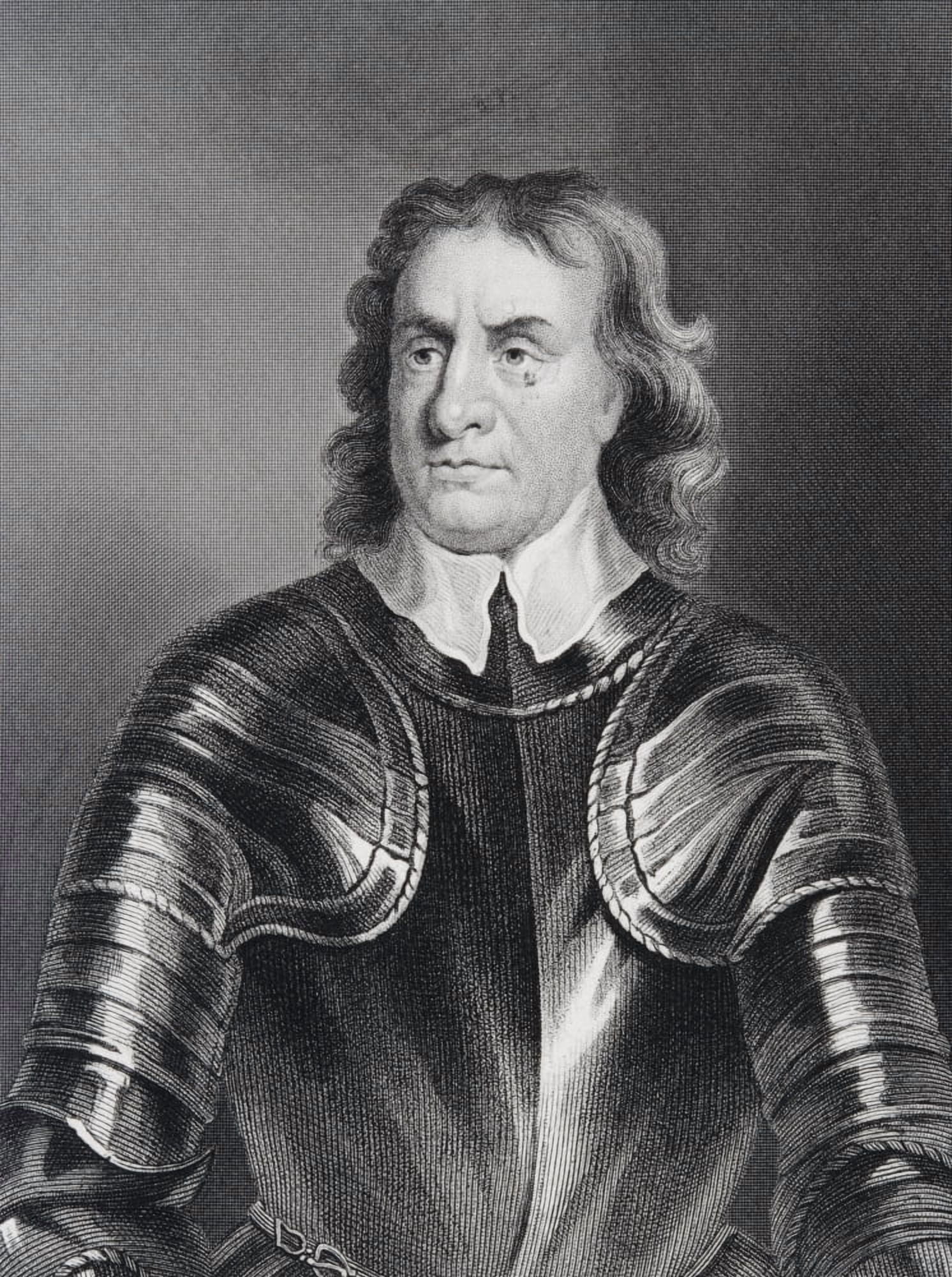 Posterazzi Oliver Cromwell 1599 To 1658 English Military Leader And Politician Head Of State 1653 To 1659 Canvas Art - Ken Welsh Design Pics (24 x 32)