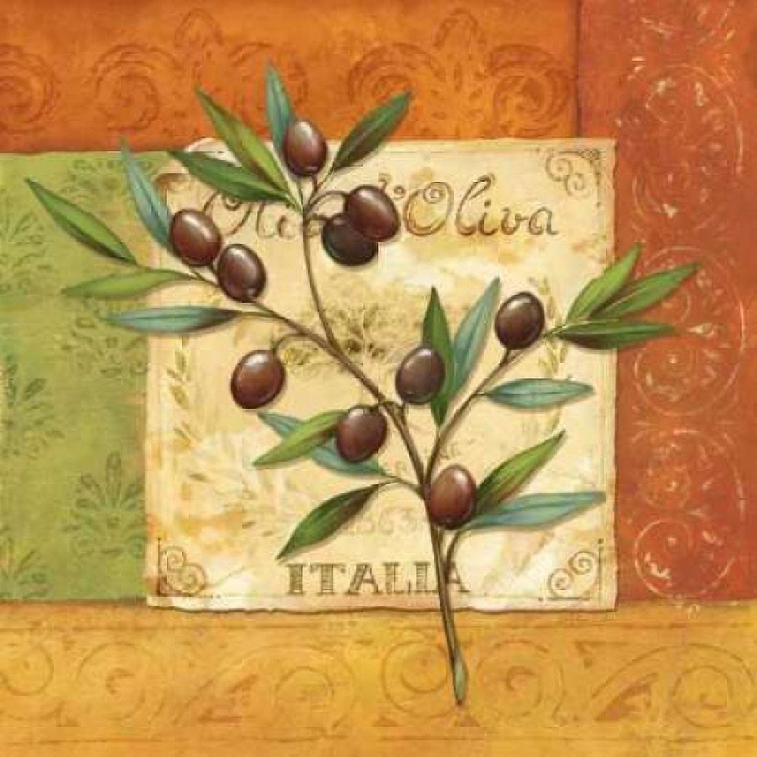 Posterazzi Olives du Midi II Canvas Art - Delphine Corbin (24 x 24)