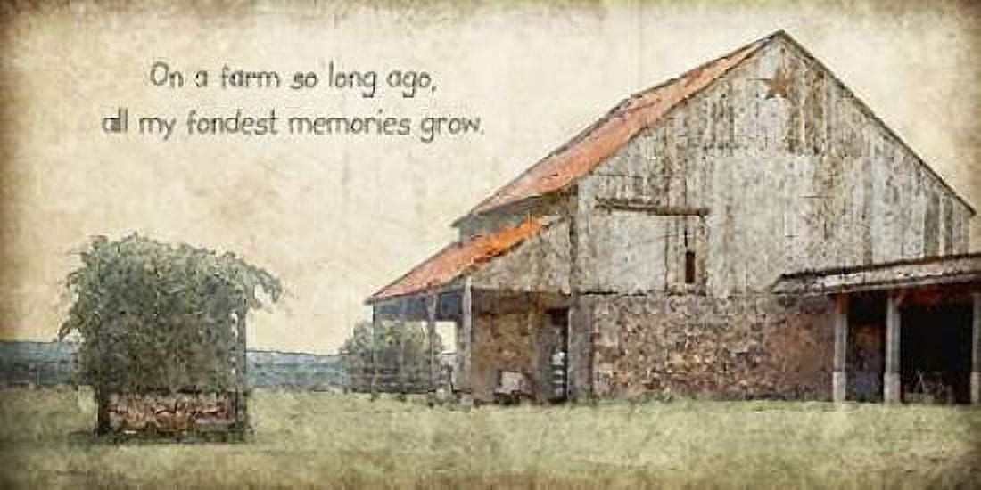 Posterazzi On a Farm Canvas Art - Jo Moulton (24 x 48)