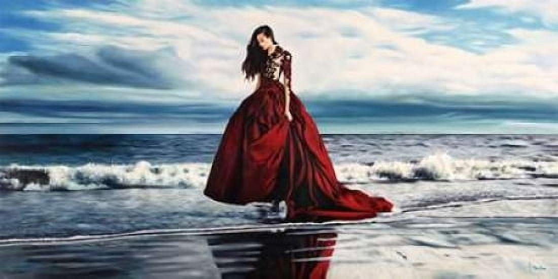 Posterazzi On the Seashore Canvas Art - Pierre Benson (24 x 48)