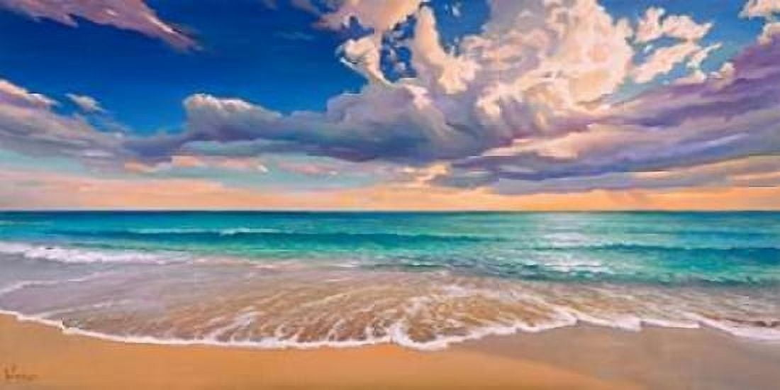 Posterazzi Onda d Oceano Canvas Art - Adriano Galasso (24 x 48)