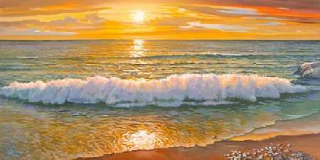 Posterazzi Onda della sera Canvas Art - Adriano Galasso (24 x 48)