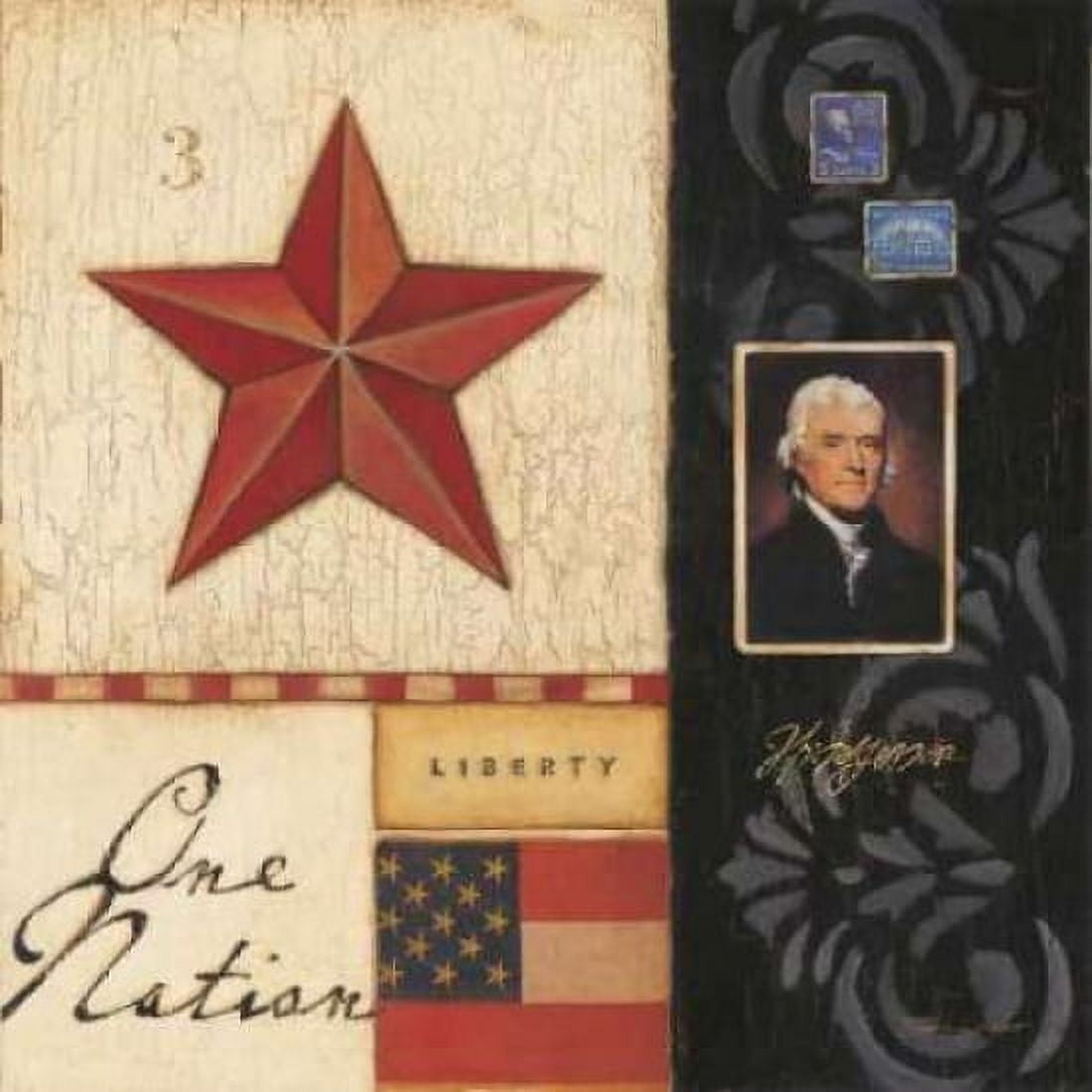 Posterazzi One Nation Canvas Art - Stephanie Marrott (24 x 24)
