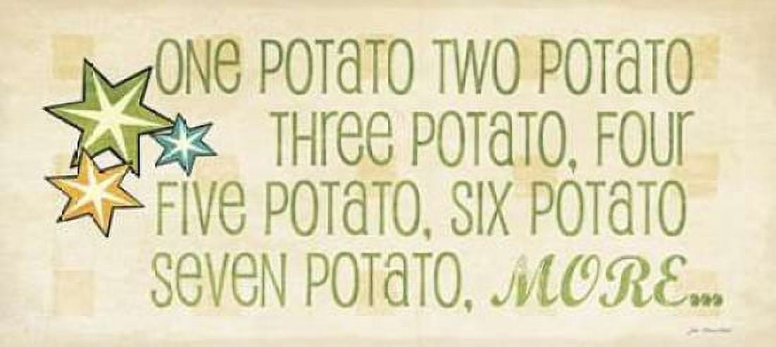 Posterazzi One Potato Canvas Art - Jo Moulton (10 x 20)