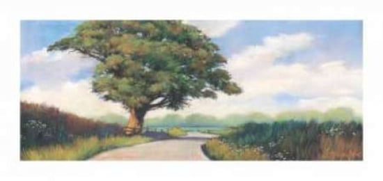 Posterazzi Open Road Canvas Art - Allan Stephenson (24 x 48)