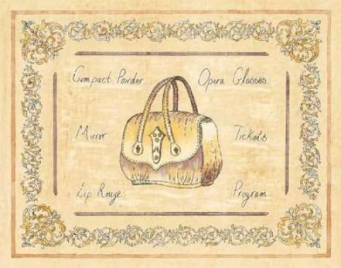 Posterazzi Opera Purse Canvas Art - Banafshe Schippel (22 x 28)