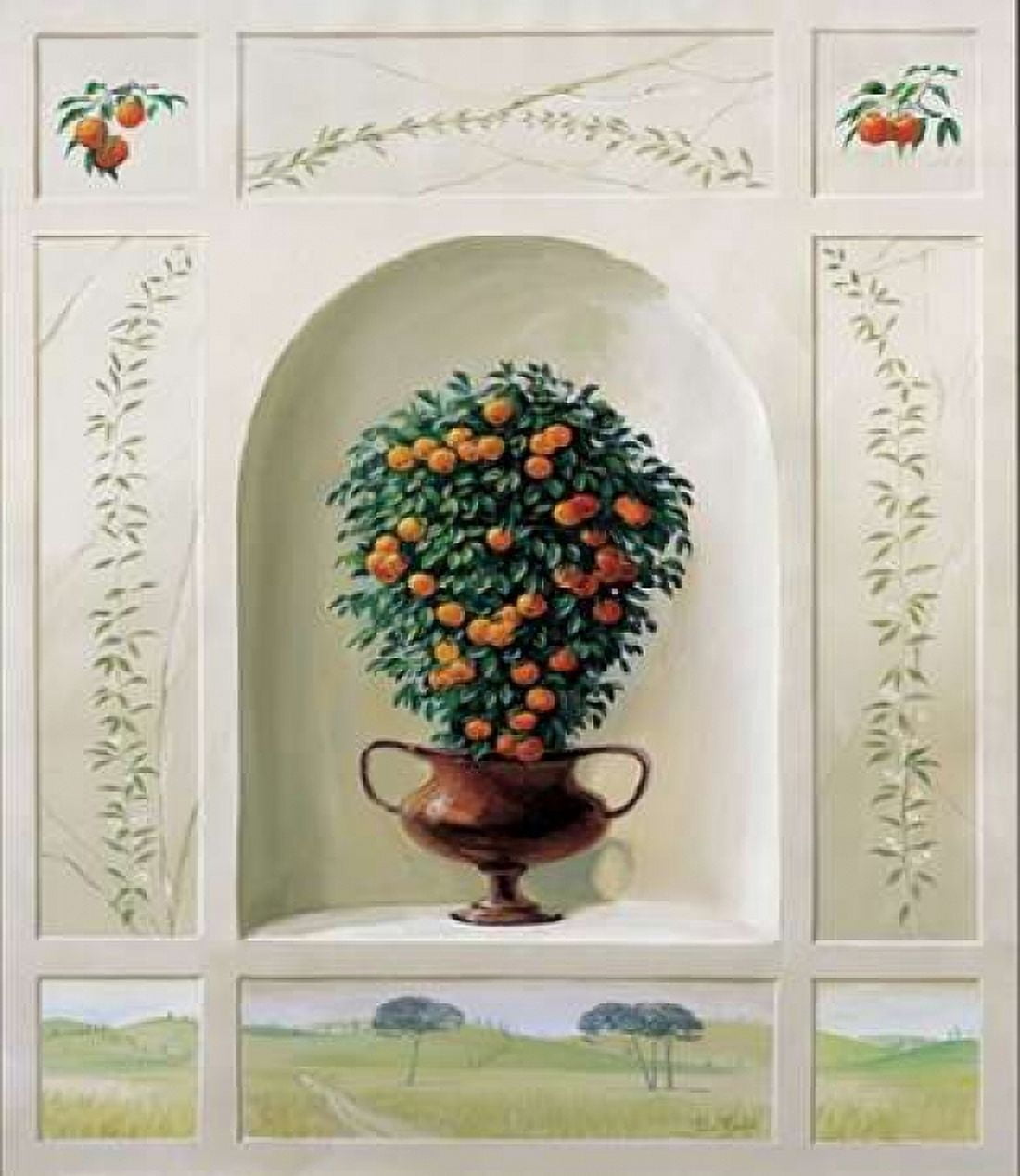Posterazzi Orange grove Canvas Art - Julia Bonet (24 x 24)