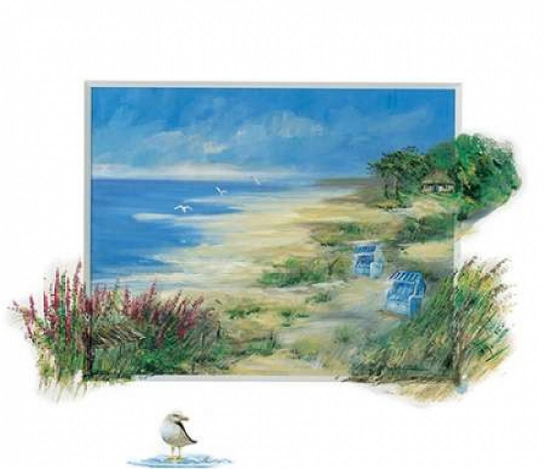 Posterazzi Ostseekuste II Canvas Art - Katharina Schottler (24 x 24)