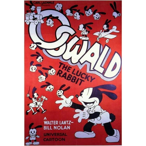 Posterazzi Oswald the Lucky Rabbit Movie Poster - 27 x 40 in.