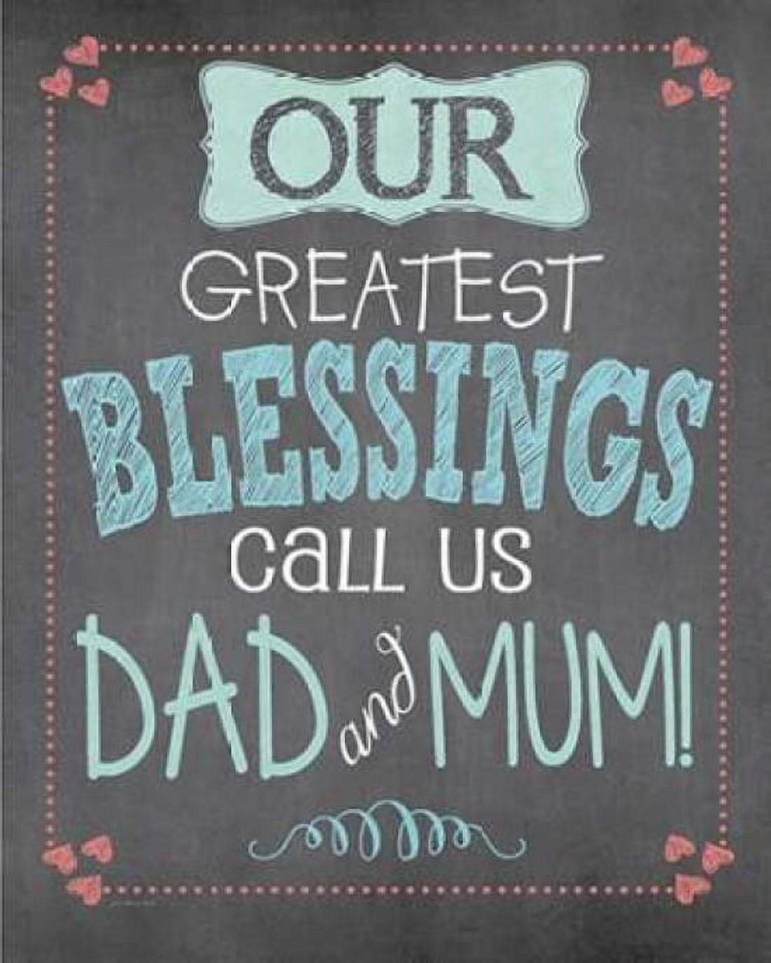Posterazzi Our Mum Blessings Canvas Art - Jo Moulton (24 x 30)