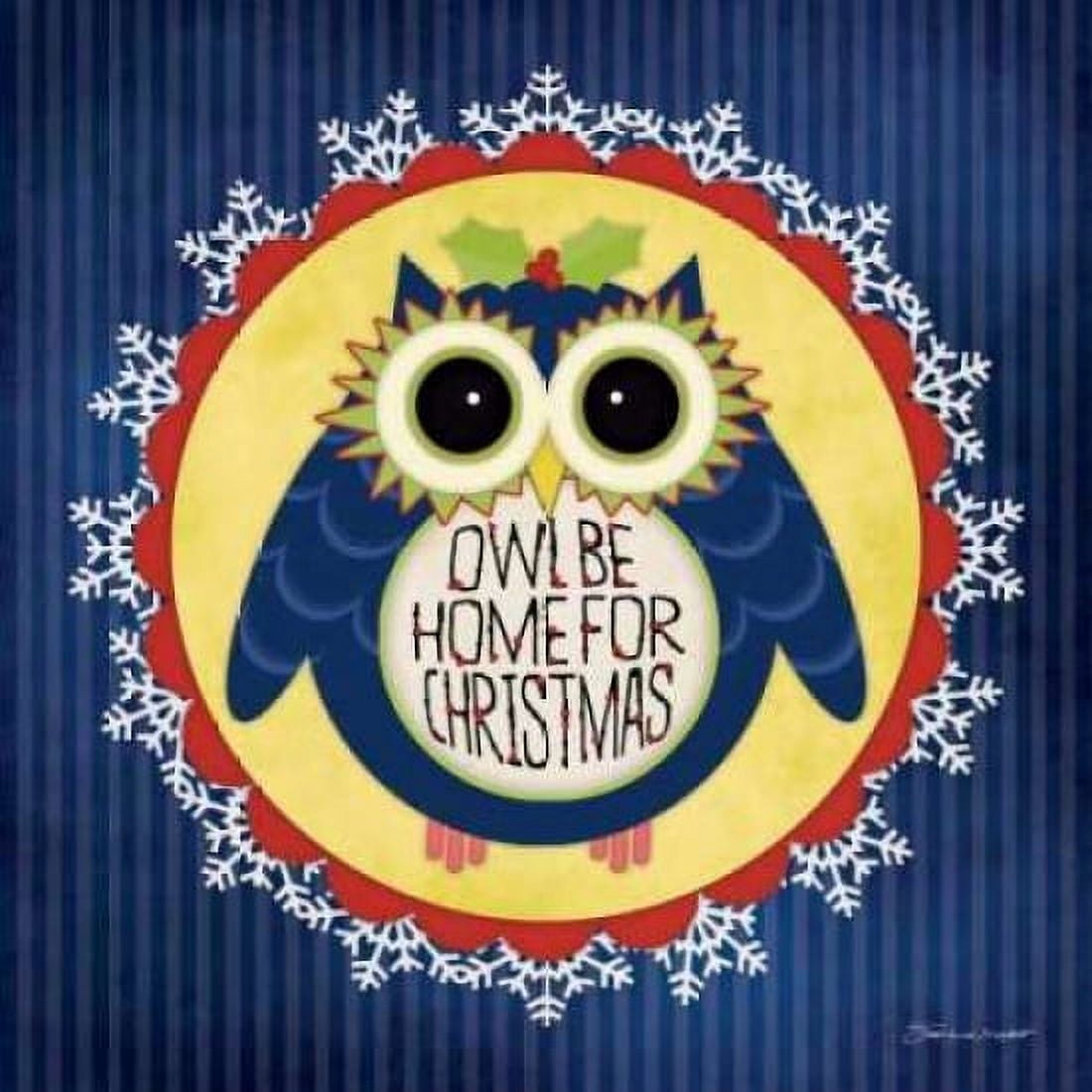 Posterazzi Owl Holiday II Canvas Art - Stephanie Marrott (24 x 24)