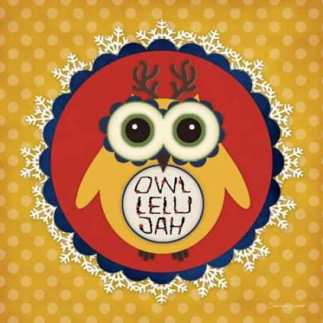 Posterazzi Owl Holiday III Canvas Art - Stephanie Marrott (24 x 24)