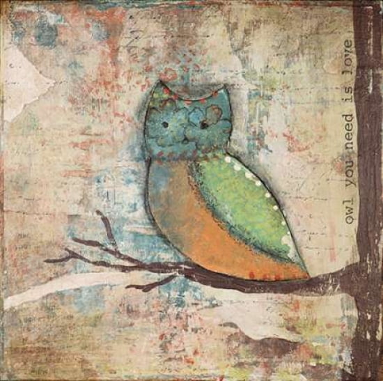 Posterazzi Owl You Need Canvas Art - Cassandra Cushman (24 x 24)