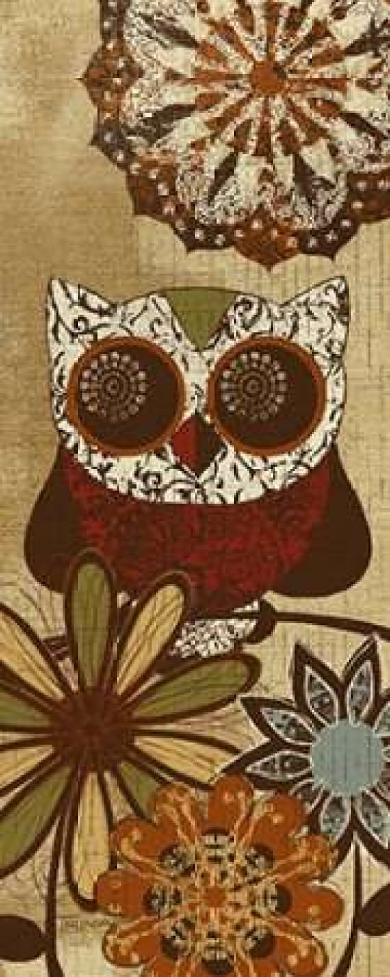 Posterazzi Owls Wisdom II Canvas Art - Katrina Craven (24 x 48)