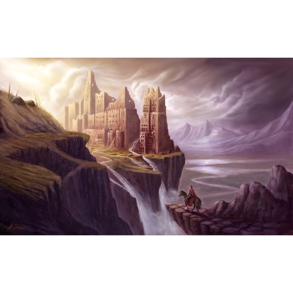 Posterazzi PAIAC005 Castle Ruins Poster Print by Anthony Christou - 21 x 13 in.