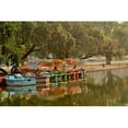 thumbnail image 1 of Posterazzi PDDAS10AJE0109 Boat Reflection Delhi India Poster Print by Adam Jones - 35 x 23 in., 1 of 1