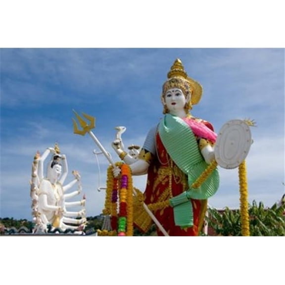 Posterazzi PDDAS36CMI0185 Wat Plai Laem Ko Samui Thailand Poster Print by Cindy Miller Hopkins - 26 x 17 in.