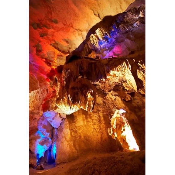 Posterazzi PDDAU01DWA3175 Australia Nsw Jenolan Caves Blue Mountains Lucas Cave Poster Print by David Wall - 17 x 26 in.