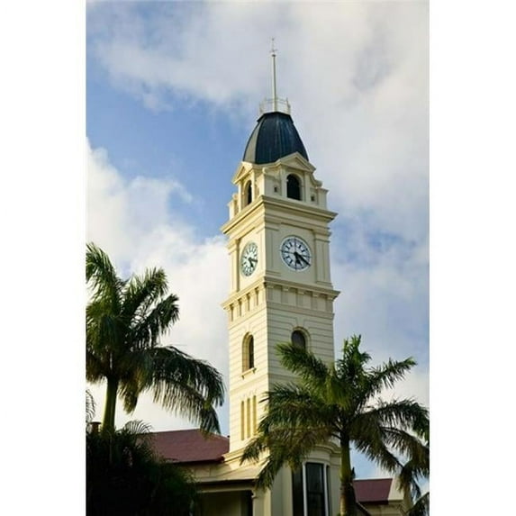 Posterazzi PDDAU01WBI0197 Australia Queensland Bundaberg Post Office Tower Poster Print by Walter Bibikow - 18 x 26 in.