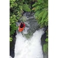 thumbnail image 1 of Posterazzi PDDAU02DWA0114 Kayak in Tuteas Falls Okere River New Zealand Poster Print by David Wall - 17 x 26 in., 1 of 1