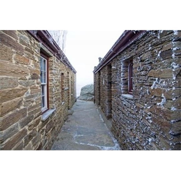 Posterazzi PDDAU02DWA3550 Historic Mitchells Cottage & Hoar Frost Fruitlands Near Alexandra Central Otago South Island New Zealand Print