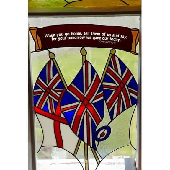 Posterazzi PDDAU02DWA6549 Union Jack Flag St James North Island New Zealand Poster Print by David Wall - 25 x 38 in.