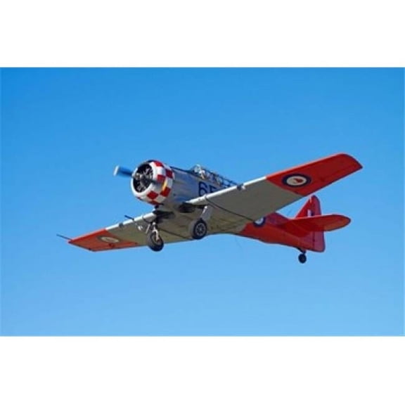 Posterazzi PDDAU02DWA7163 North American Harvard Or T-6 Texan Or Snj War Plane Poster Print by David Wall - 26 x 18 in.