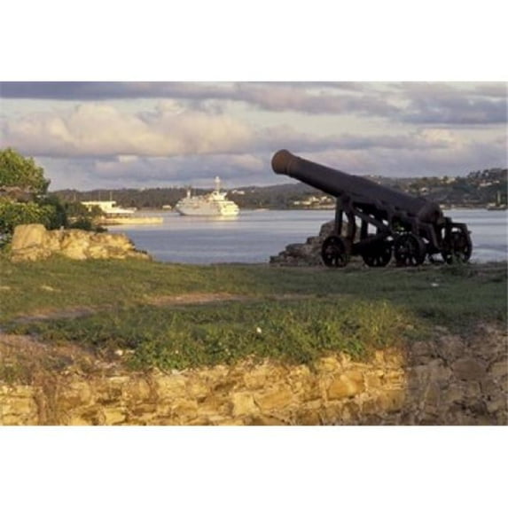 Posterazzi PDDCA03RHI0001 Fort James & Renaissance 3 Antigua Caribbean Poster Print by Robin Hill - 27 x 18 in.