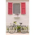 thumbnail image 1 of Posterazzi PDDCA05WBI0321 Beach House & Bicycle Loyalist Cays Bahamas Caribbean Poster Print by Walter Bibikow - 23 x 34 in., 1 of 1