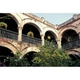 thumbnail image 1 of Posterazzi PDDCA27GJO0012 Balcony with Flowers & Trees Puerto Rico Poster Print by Greg Johnston - 27 x 18 in., 1 of 1