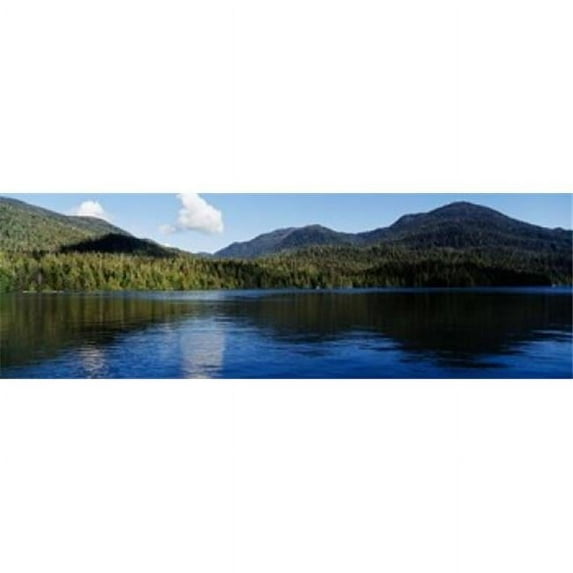 Posterazzi PDDCN02PSO0035 Lake with Mountains Morse Basin Prince Rupert British Columbia Poster Print by Paul Souders - 49 x 16 in.