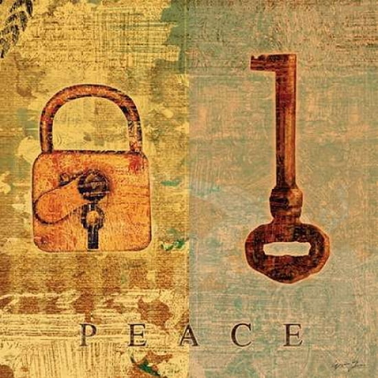 Posterazzi PEACE Canvas Art - Eric Yang (24 x 24)