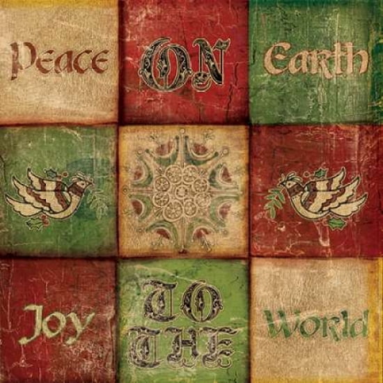 Posterazzi PEACE ON EARTH Canvas Art - Artique Studio (24 x 24)