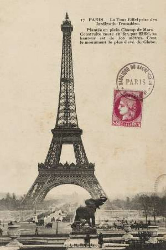 Posterazzi Paris 1900 Canvas Art - Wild Apple Portfolio (24 x 36)
