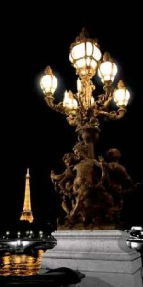 Posterazzi Paris Nights II Canvas Art - Jeff Maihara (24 x 48)