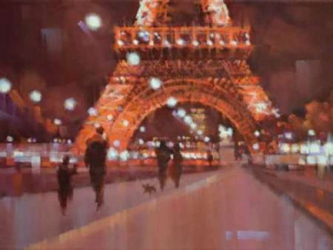 Posterazzi Paris at Night Canvas Art - Alex Hook Krioutchkov (18 x 24)