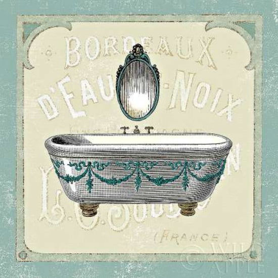 Posterazzi Parisian Bath I Canvas Art - Sue Schlabach (24 x 24)