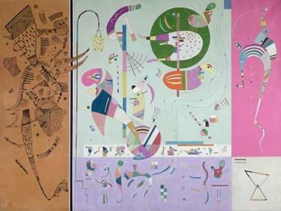 Posterazzi Parties diverses Canvas Art - Wassily Kandinsky (22 x 28)